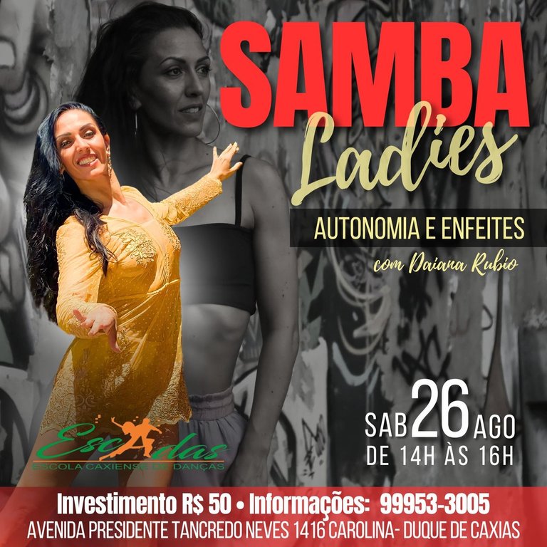 (PT/EN)Workshop: Samba Ladies