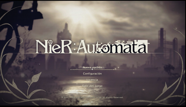 NIER AUTOMATA GAMEPLAY PT1: AMAZING GAME [ENG-ESP]