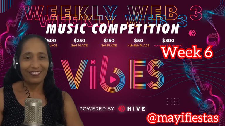 Eng-Esp.- Vibes web3-Music competición week 6 Alfonsina y el mar cover @mayifiestas.