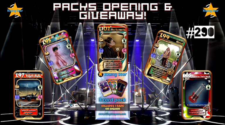 I Lost My Luck 😃 !! <--> Rising Star Packs Opening & Giveaway #290 (Win NFTs)