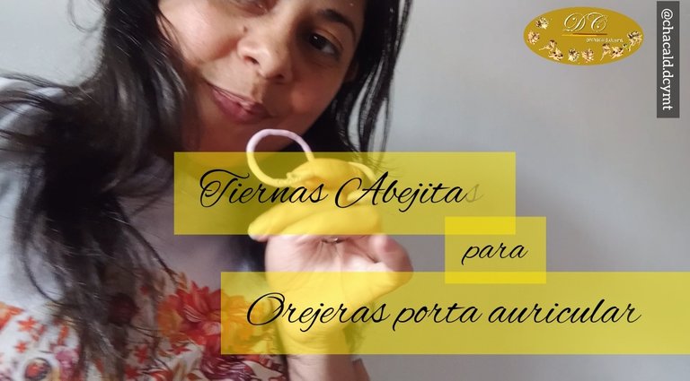 Orejeras porta auriculares: Decoración abejitas en porcelana fría [Video subtitulado Eng-Esp]