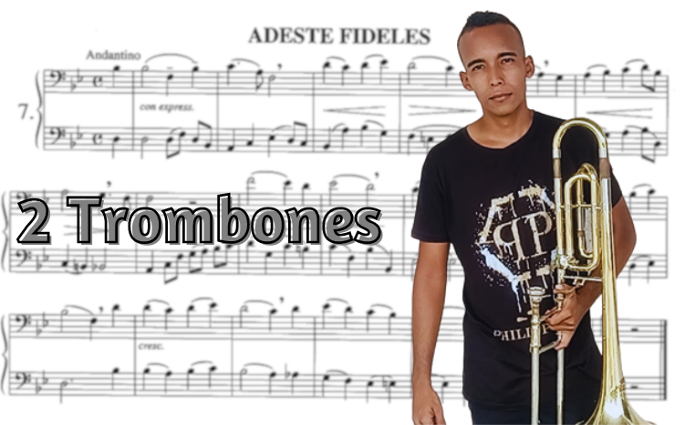 👼 Adeste Fideles | Duet Trombon | By YoSoyJorge 🎺