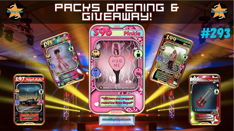 Welcome Back, Lady Luck!!! <--> Rising Star Packs Opening & Giveaway #293 (Win NFTs)