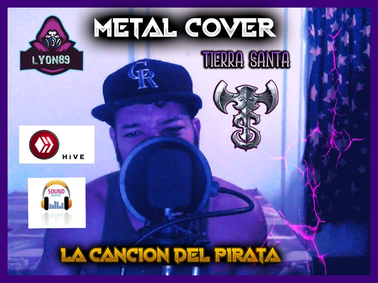 🔥HEAVY METAL COVER 🎙🎸 Tierra Santa  - La cancion del Pirata  / LYON COVER 🎶🎙🤘