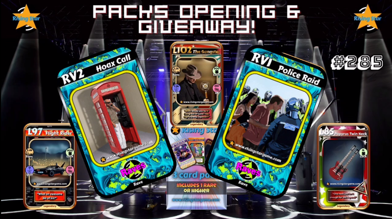 RV1 and RV2 on SALE! Hurry Up! <--> Rising Star Packs Opening & Giveaway #285 (Win NFTs)