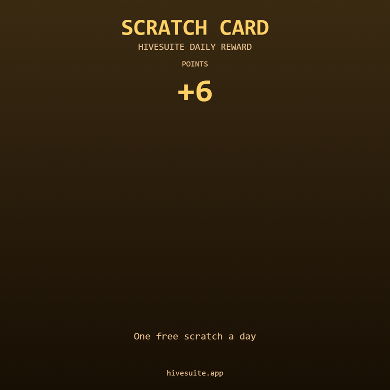 HiveSuite scratch card win
