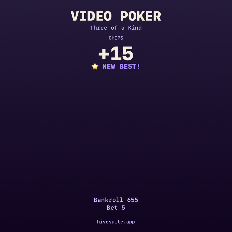 Video Poker recap