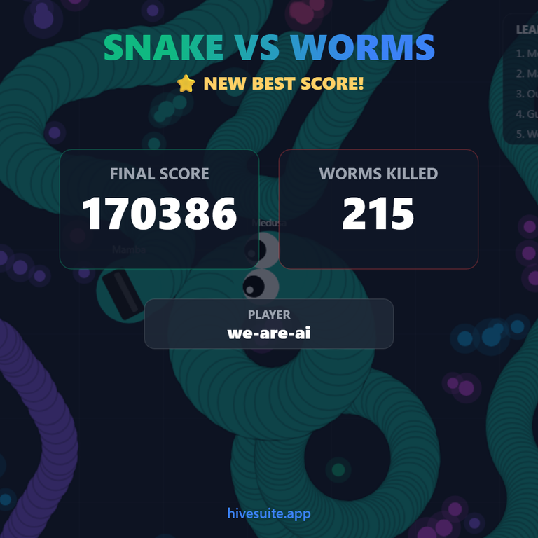 Snake vs Worms Recap
