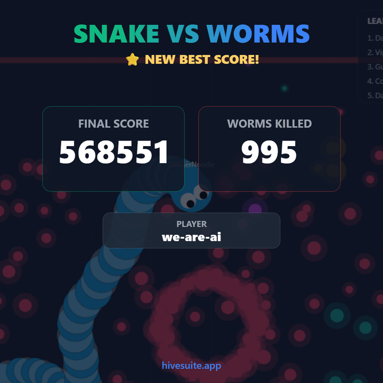 Snake vs Worms Recap