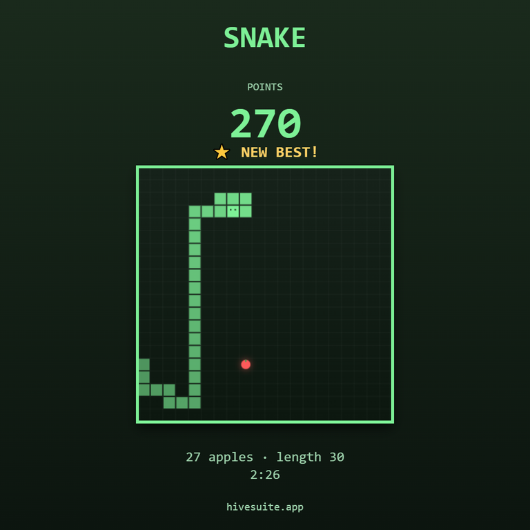 Snake recap