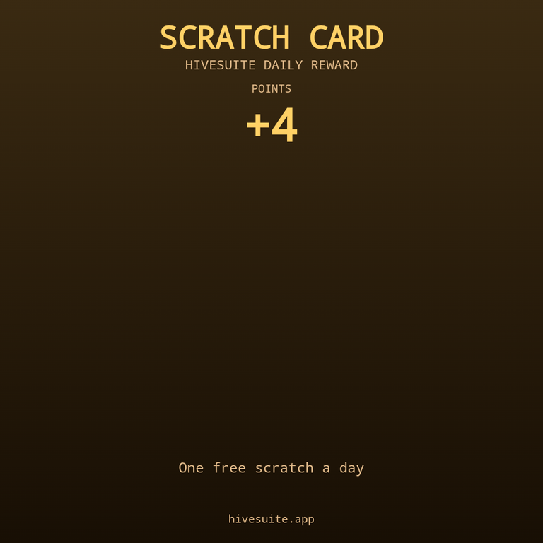 HiveSuite scratch card win