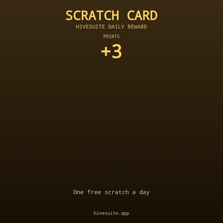 HiveSuite scratch card win