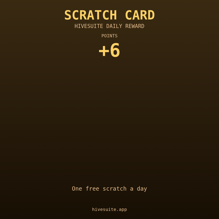 HiveSuite scratch card win