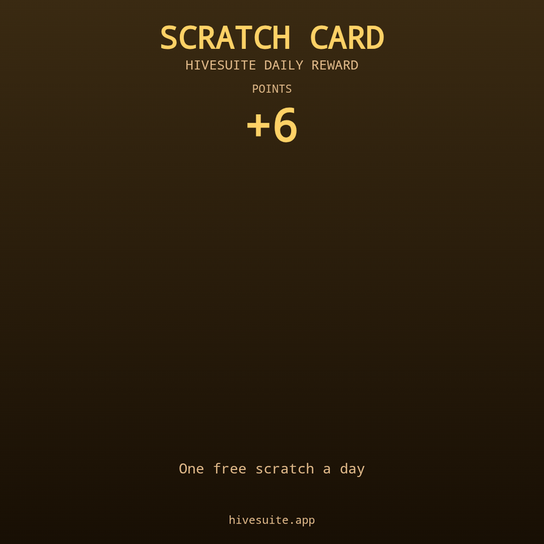 HiveSuite scratch card win