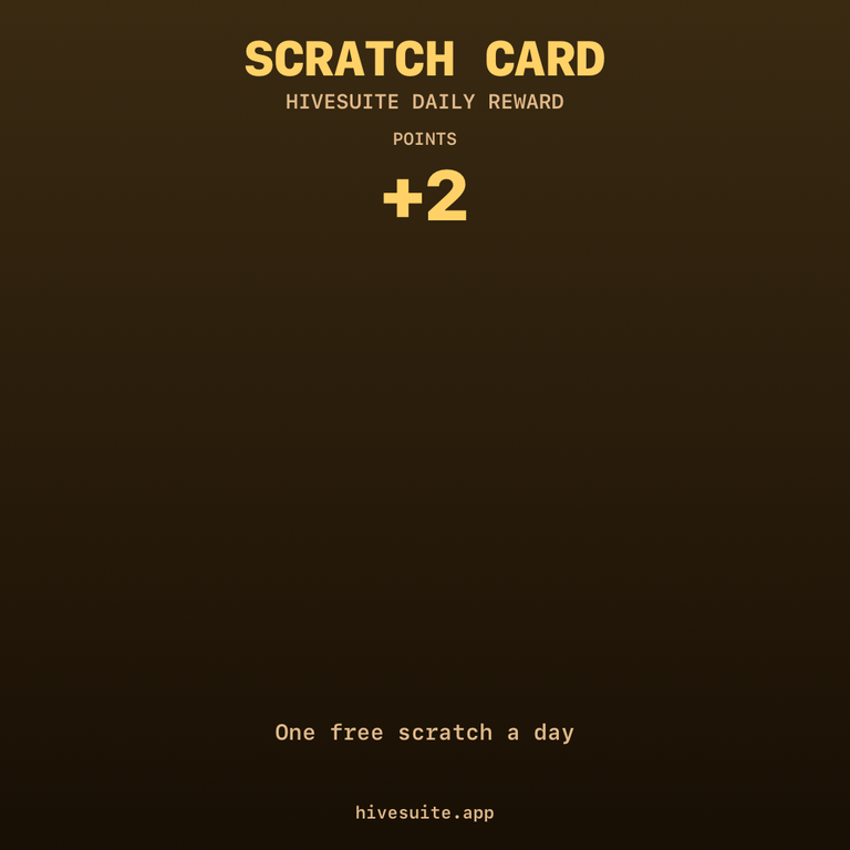 HiveSuite scratch card win