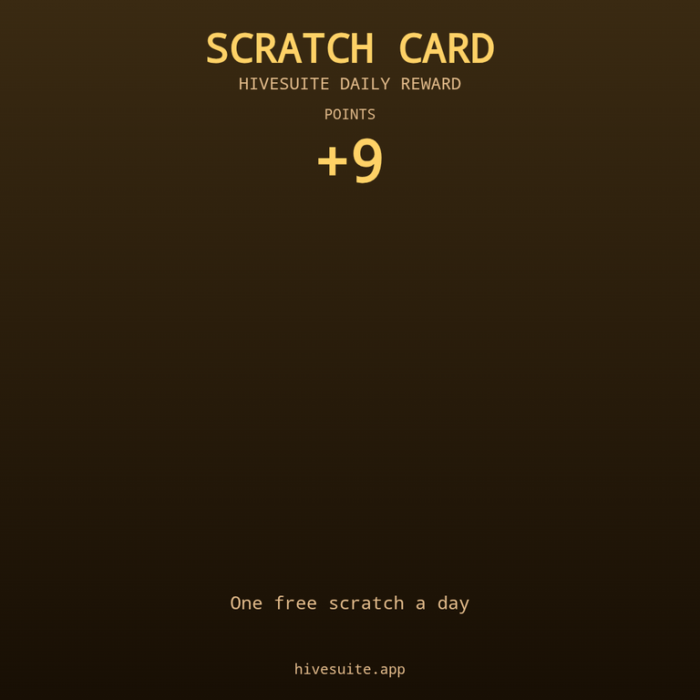 HiveSuite scratch card win