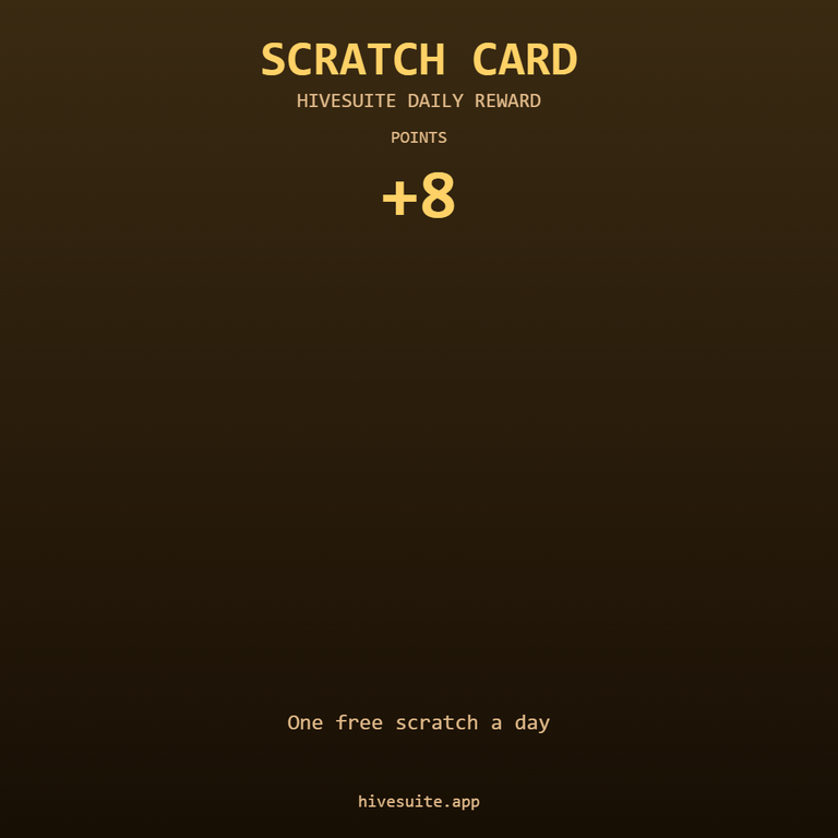 HiveSuite scratch card win