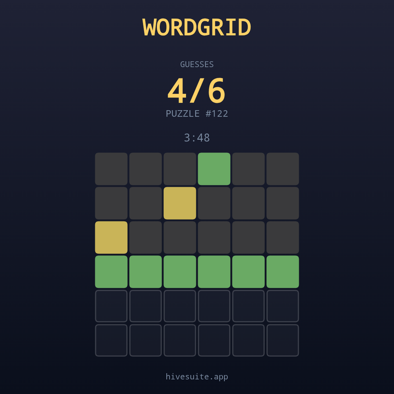 WordGrid recap