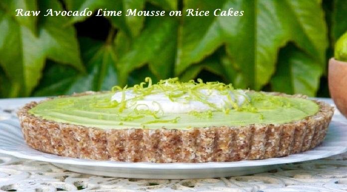 Raw Avocado Lime Mousse on Rice Cakes.jpg