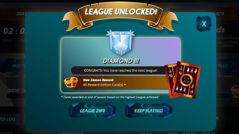 Day 33 Diamond III League Reached.jpg