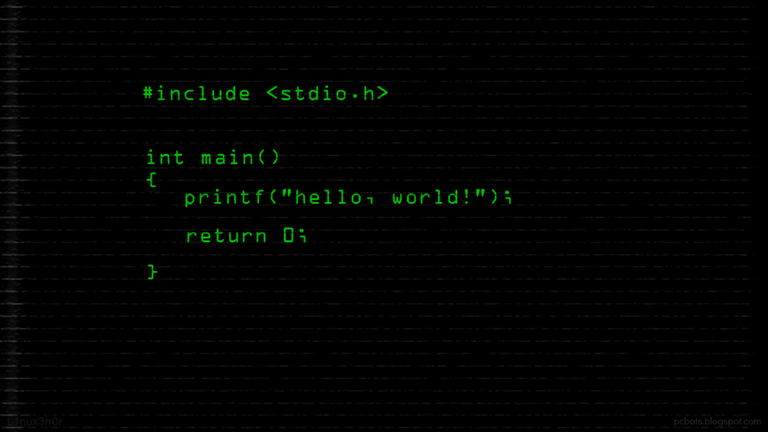 hello world in C by Pcbots.png