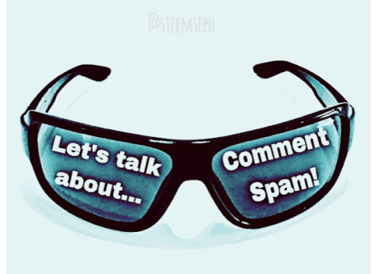 Steemseph Talks Comment Spam SunGlass.gif