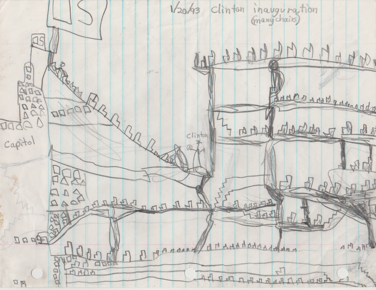 1993-01-20 Wednesday USA Bill Clinton Inaguaration Bush Helicopter DC to Texas Airplanes Buses Cars People Drawings Stories-03.png