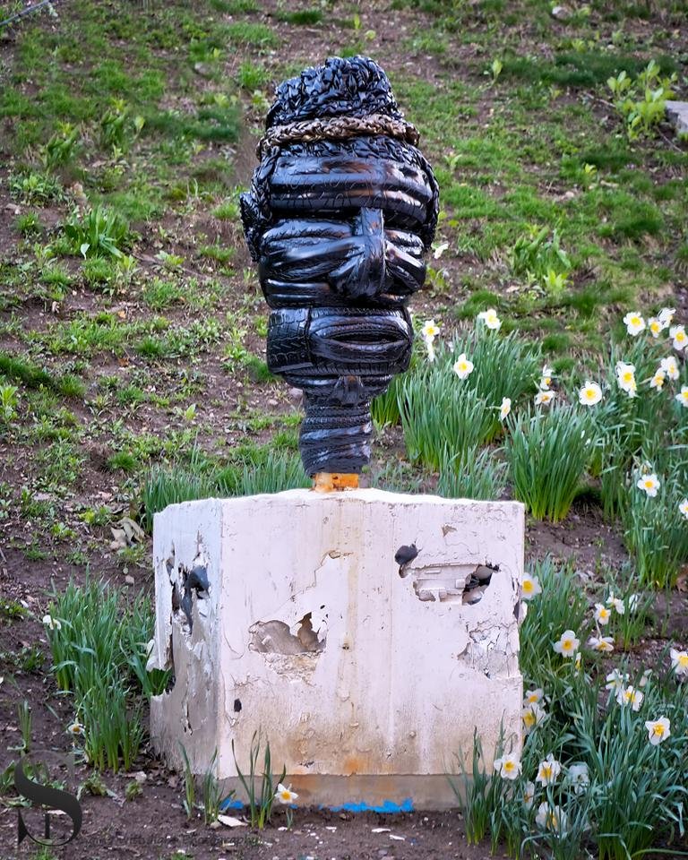 1 WW Peaceful Perch artists Kim Dacres and Daniel Alexander Matthews Marcus Garvey Park.jpg