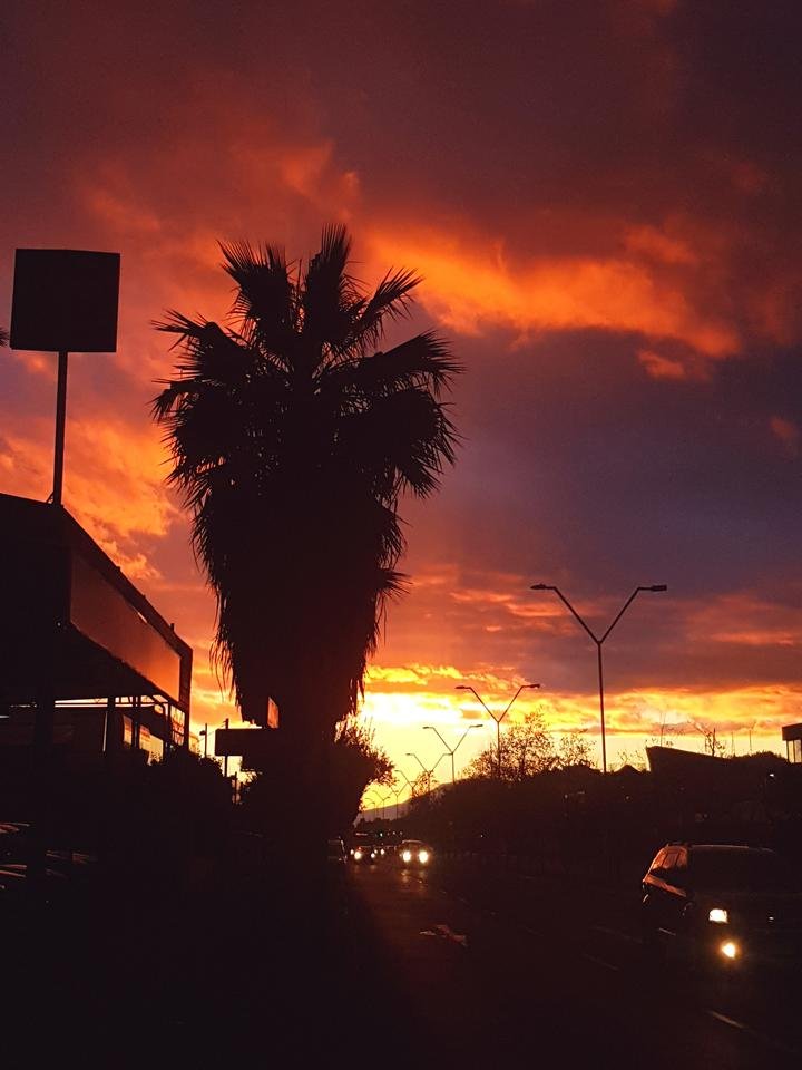 Atardecer en Las Condes