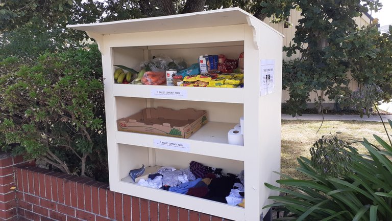 This outdoor pantry is the smallest I have seen so far.