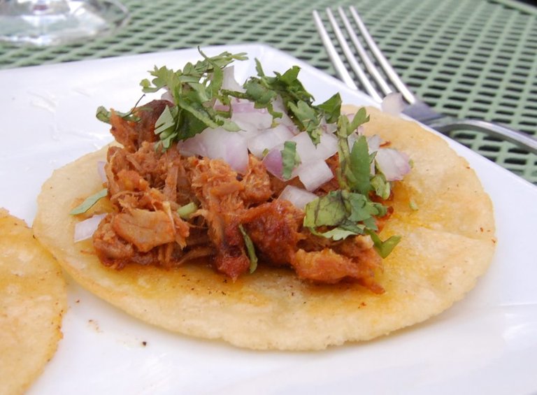 cochinita taco