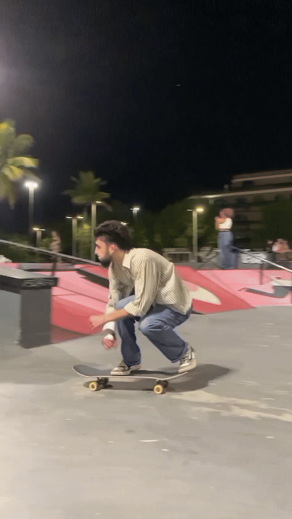 50-50 up the rail at Duó!