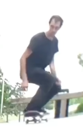 setting up for a back tail