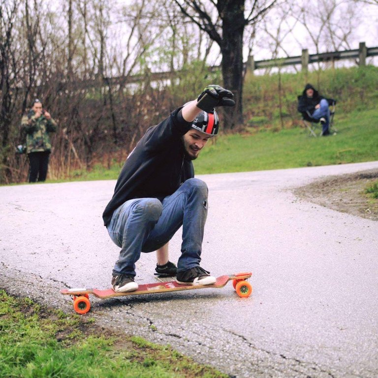 branderson doing a coleman slide in the wet