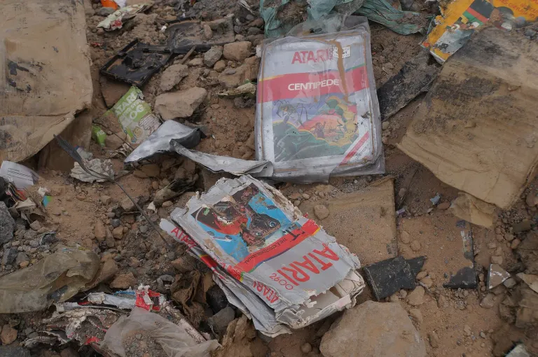 Atari games unearthed from the Alamogordo landfill
