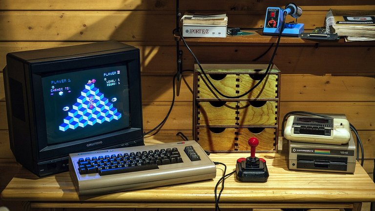 Commodore 64 at the Video Game Museum in Berlin