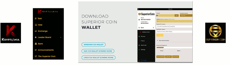 Kryptonia Superior Coin Wallets