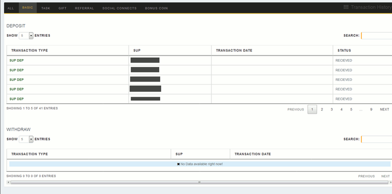 Kryptonia Web Wallet Basic for Superior Coin