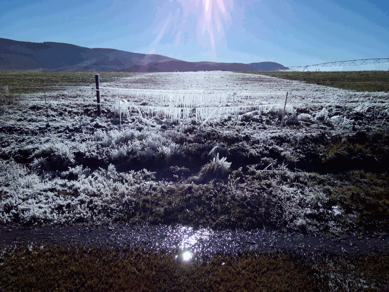 Ice on Farmland Drakensberg