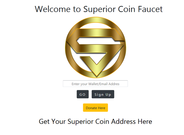 Superior Coin Faucet