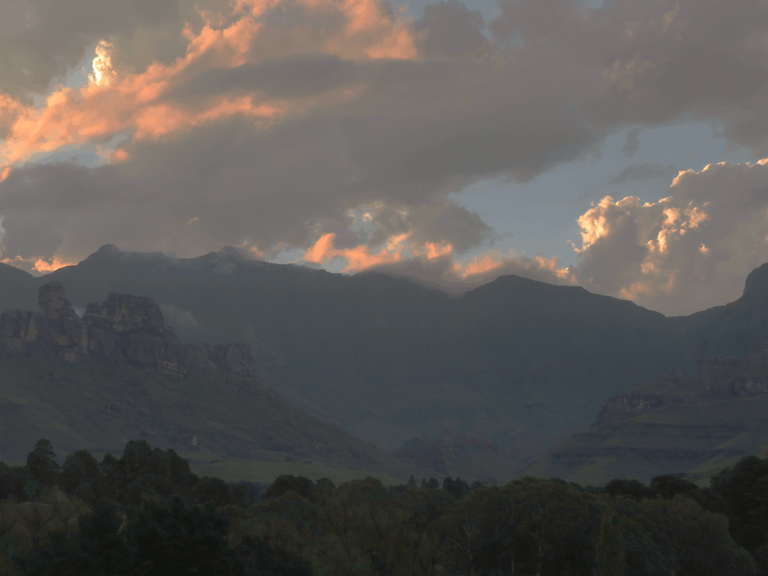 Sunset Drakensberg