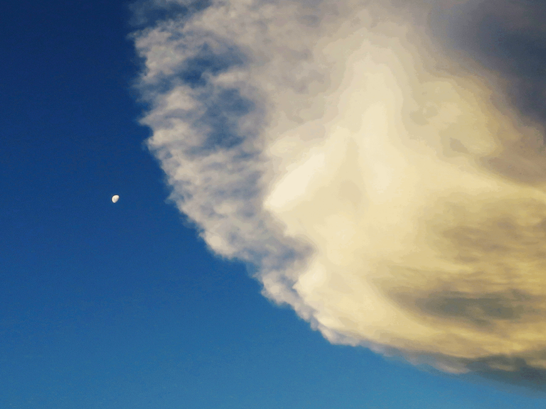 Moon and Clouds