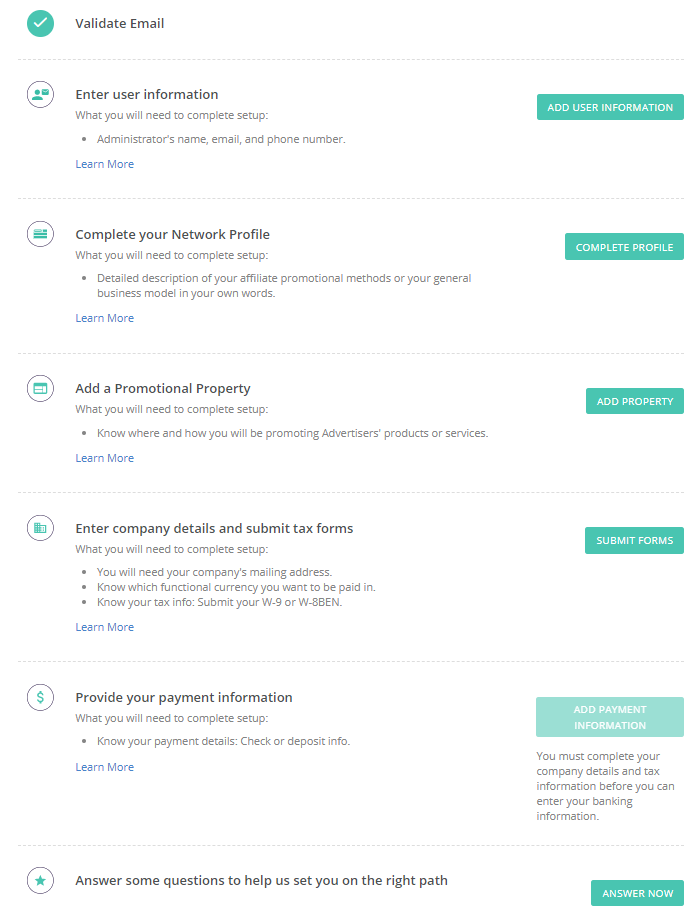 7 steps to activate your account in Commission junction