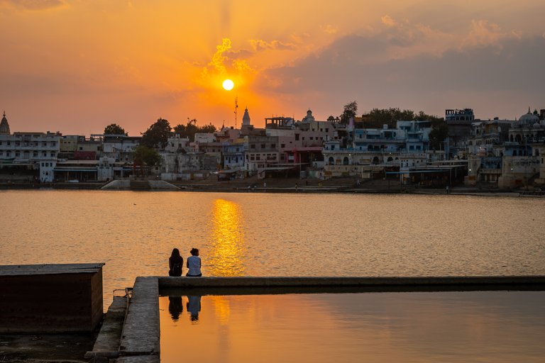 Sunset in Pushkar