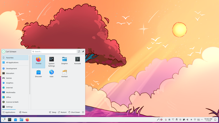 Графічне середовище KDE Plasma 6