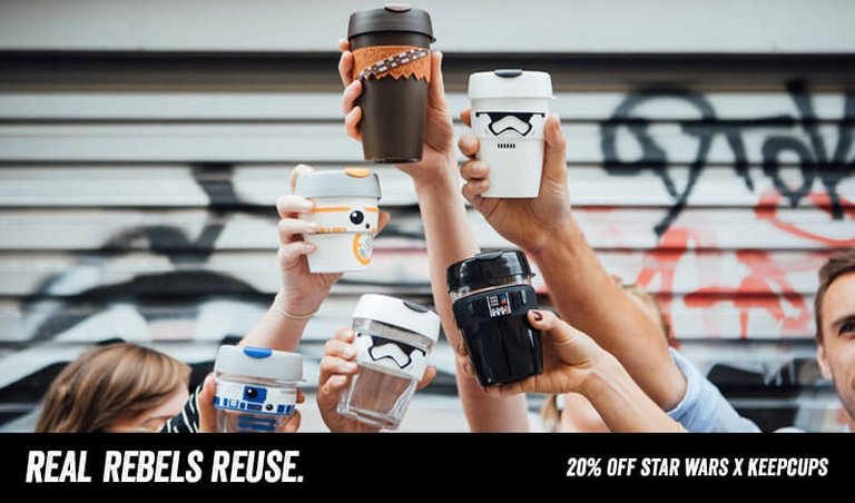 20% off Star Wars Keep Cups! Limited time discount. :)