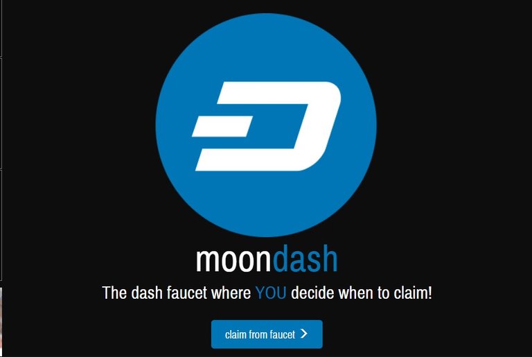 claim from faucet dash