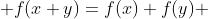  f(x+y)=f(x)+f(y) 