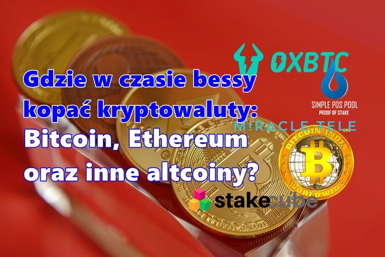 Gdzie w czasie bessy kopać kryptowaluty Bitcoin, Ethereum oraz inne altcoiny