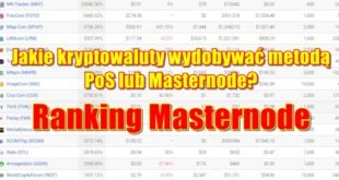 Jakie kryptowaluty wydobywać metodą PoS lub Masternode. Ranking Masternode